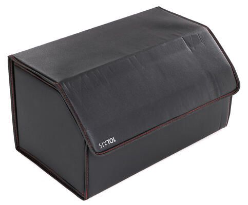 Organizér do kufru auta CAR COMPACT LEATHER L, 2 přihrádky, skládací, s víkem SIXTOL
