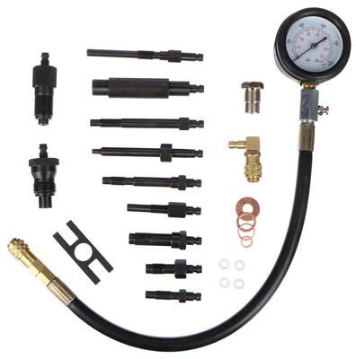 Sada pro testování komprese naftových motorů MECHANIC ENGINE TESTER 23, 0-70bar, 23ks SIXTOL