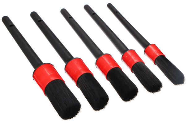 Sada měkkých precizních štětců pro čištění auta CAR DETAILING BRUSH 5 SOFT, 5ks SIXTOL