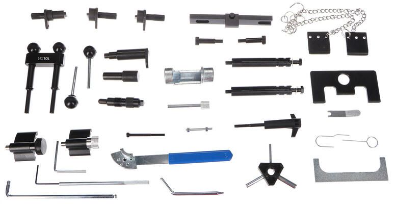 Přípravek pro časování naftových/benzínový motorů MECHANIC ENGINE TIMING 34, VAG TDI, 34ks SIXTOL