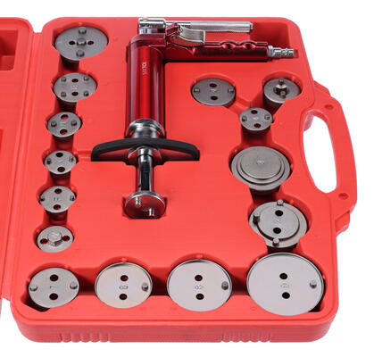 Pneumatický stlačovák brzdových pístů MECHANIC BRAKE SET PNEU 16, sada 16ks SIXTOL