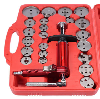 Pneumatický stlačovák brzdových pístů MECHANIC BRAKE SET PNEU 23, sada 23ks SIXTOL