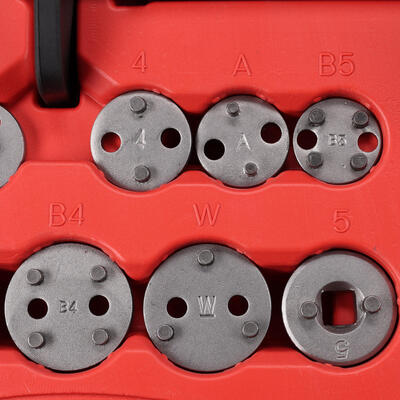 Pneumatický stlačovák brzdových pístů MECHANIC BRAKE SET PNEU 23, sada 23ks SIXTOL