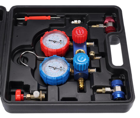 Sada na měření tlaku a těsnosti autoklimatizace MECHANIC AC TESTER 1 SIXTOL