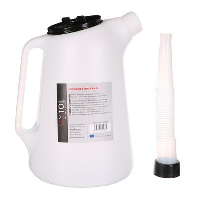 Konev na provozní kapaliny plastová MECHANIC FLUID CAN 5L SIXTOL