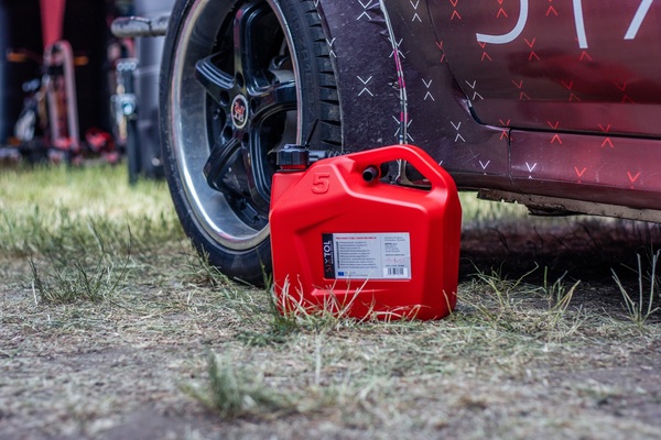 Kanystr plastový MECHANIC FUEL CANISTER RED 5L, červený SIXTOL