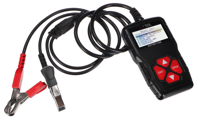 Digitální tester autobaterie BATTERY ONE SIXTOL