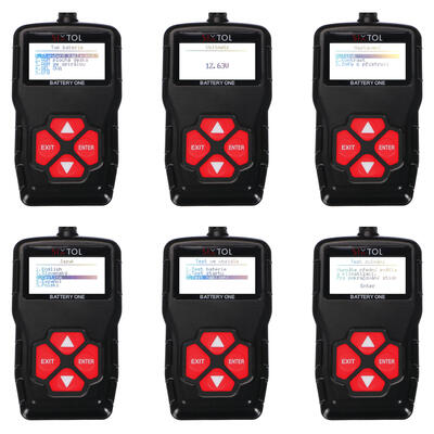Digitální tester autobaterie BATTERY ONE SIXTOL
