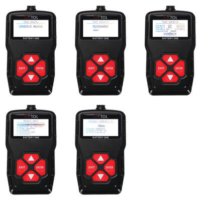 Digitální tester autobaterie BATTERY ONE SIXTOL