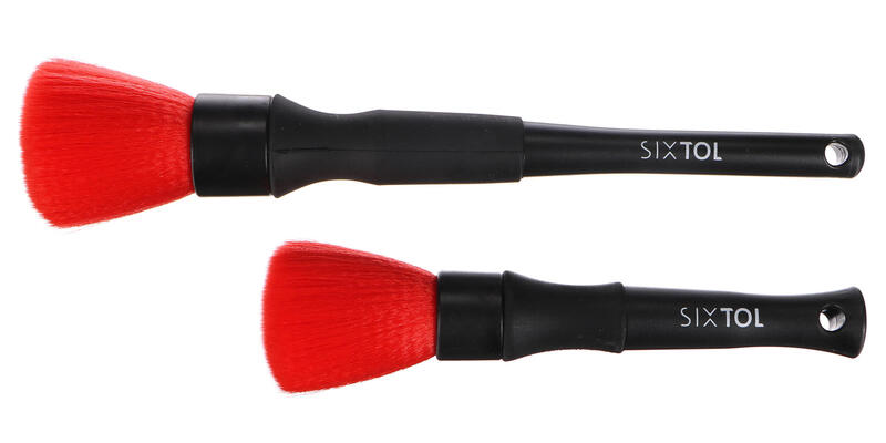 Sada precizních štětců pro čištění auta CAR DETAILING BRUSH 2 BASIC, 2ks SIXTOL