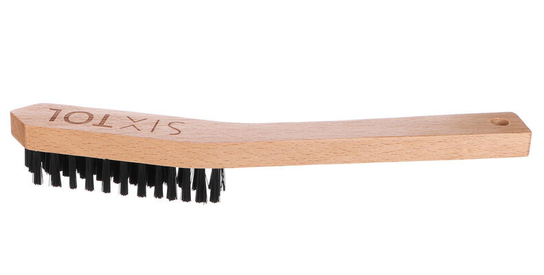 Speciální kartáč pro čištění řetězu a kazety jízdního kola CAR DETAILING WOOD BRUSH 2 SIXTOL