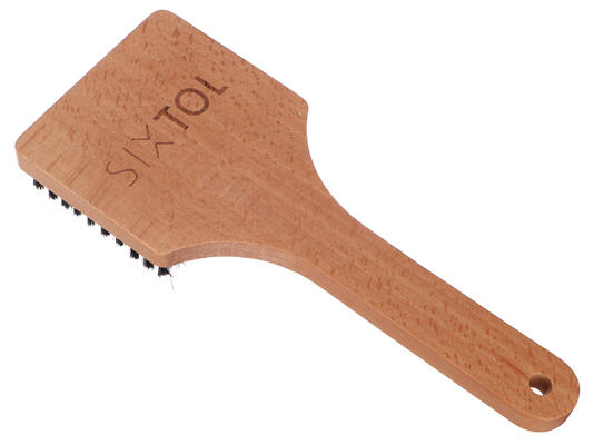 Plochý kartáč pro čištění pláště pneu jízdního kola CAR DETAILING WOOD BRUSH 4 SIXTOL