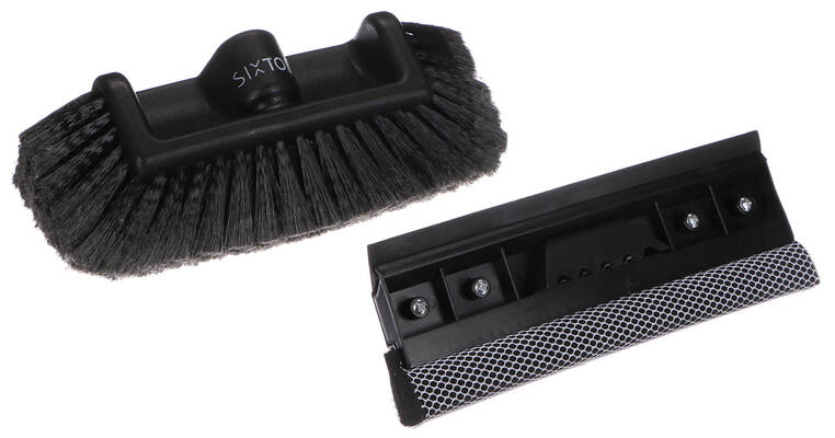 Průtokový kartáč na mytí auta se dvěma nástavci CAR DETAILING WASH BRUSH SET 1, 160cm SIXTOL