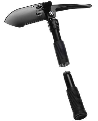 Skládací lopatka s krumpáčem CAR SHOVEL 2, v pouzdru SIXTOL