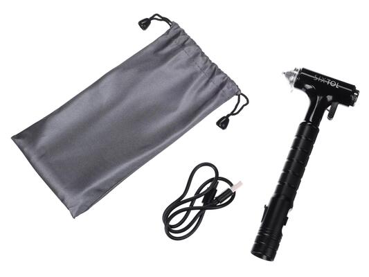 Víceúčelové bezpečnostní kladivo 3 v 1 CAR SAFETY HAMMER 1, 310 g SIXTOL