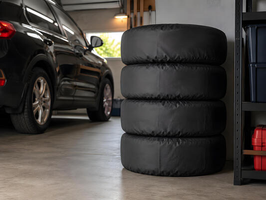 Ochranné obaly na pneumatiky CAR TIRE COVER BASIC L, 13"–17", 4 ks SIXTOL