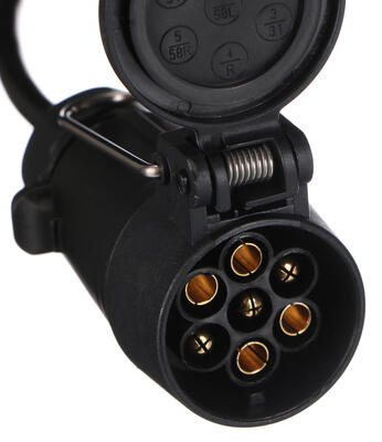 Kabelová redukce zásuvky tažného zařízení TRAILER CABLE 2, 13-7pin, 50cm SIXTOL