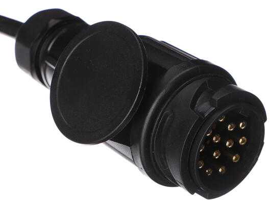 Propojovací spirálový kabel zástrčky tažného zařízení TRAILER CABLE 4, 13-13pin, 3m SIXTOL