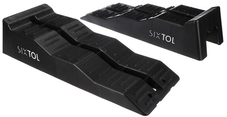 Nájezdové rampy pro auto MECHANIC CAR RAMP 4T, 2ks, černá SIXTOL