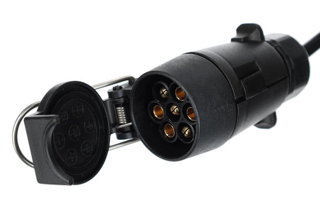 Prodlužovací 7pin kabel - závěsná zásuvka+zástrčka TRAILER CABLE 7, 12V, 5m SIXTOL