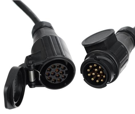 Prodlužovací 13pin kabel - závěsná zásuvka+zástrčka TRAILER CABLE 8, 12V, 5m SIXTOL
