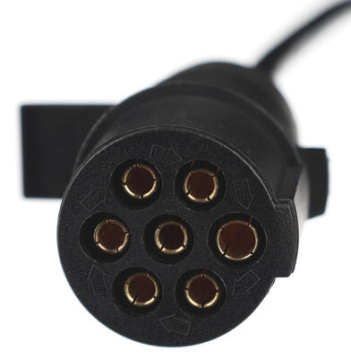 Propojovací spirálový kabel 7pin typ N TRAILER CABLE 11, plastová zástrčka, 24V, 3,5m SIXTOL