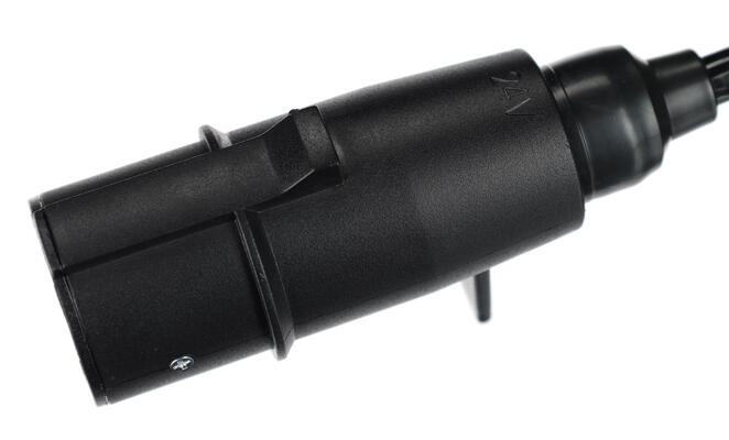 Propojovací spirálový kabel 7pin typ N TRAILER CABLE 11, plastová zástrčka, 24V, 3,5m SIXTOL