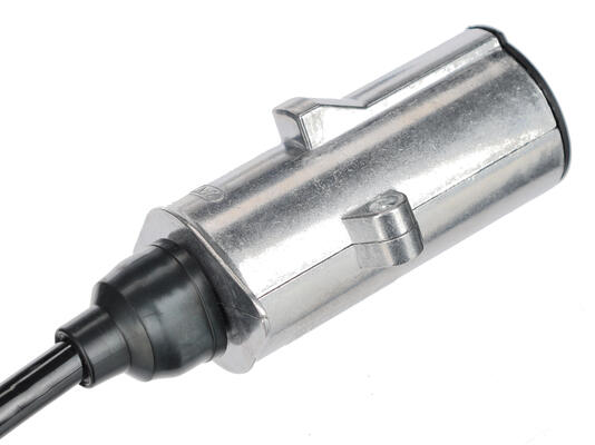 Propojovací spirálový kabel 7pin typ N TRAILER CABLE 13, kovová zástrčka, 24V, 3,5m SIXTOL