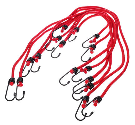 Sada gumových upínacích popruhů/gumicuků CARGO CORD SET BASIC 8, 8ks SIXTOL
