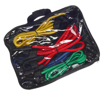 Sada gumových upínacích popruhů/gumicuků CARGO CORD SET 26, 26ks SIXTOL