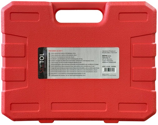 Sada odpojovačů paliva a klimatizace MECHANIC AC SET 1, 22 ks SIXTOL