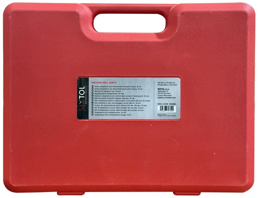Sada adaptérů pro demontáž kulových čepů MECHANIC BALL JOINT 6, 10 ks SIXTOL