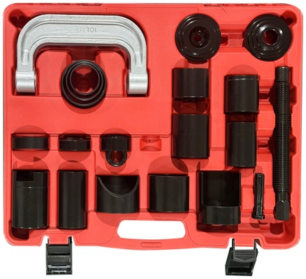 Sada adaptérů pro demontáž kulových čepů MECHANIC BALL JOINT 7, 21 ks SIXTOL