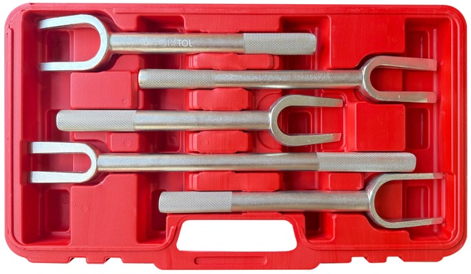 Sada stahováků kulových čepů MECHANIC BALL JOINT 10, 5 ks SIXTOL