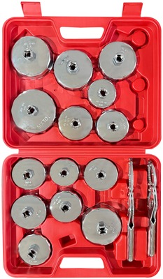 Sada kalíškových klíčů na olejové filtry MECHANIC OIL WRENCH 16, 16 ks SIXTOL