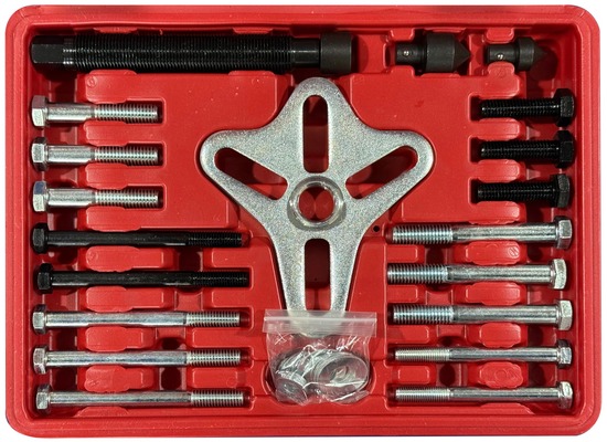 Sada stahováků volantu a klikové hřídele MECHANIC PULLER SET 8, 46 ks SIXTOL