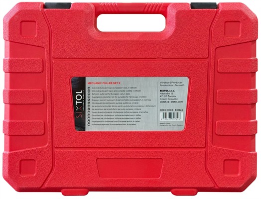 Stahovák kulových čepů evropských vozů MECHANIC PULLER SET 9, 4 velikosti SIXTOL