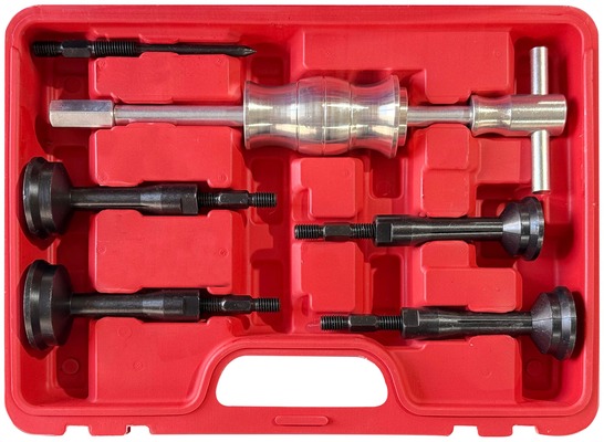 Sada stahováků vnitřních ložisek s kluzným kladivem MECHANIC BEARING PULLER 5, 16 ks SIXTOL