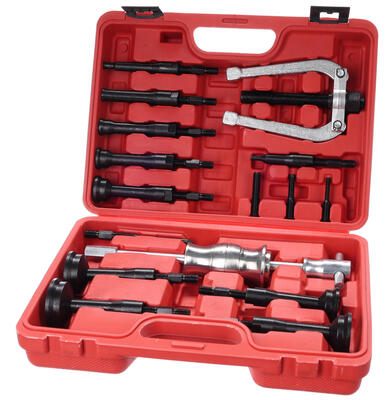 Sada stahováků vnitřních ložisek s kluzným kladivem MECHANIC BEARING PULLER 5, 16 ks SIXTOL