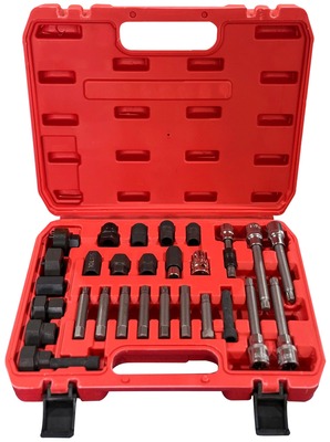 Sada na montáž a demontáž řemenic alternátoru MECHANIC PULLEY SET 4, 30 ks SIXTOL