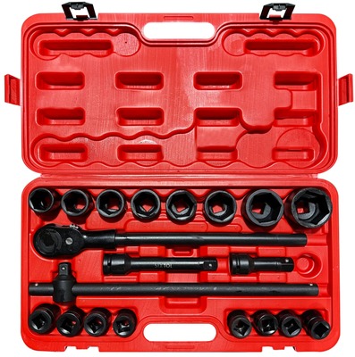 Sada nástrčných hlavic s ráčnou MECHANIC WRENCH SET 2, heavy-duty, 21 ks SIXTOL