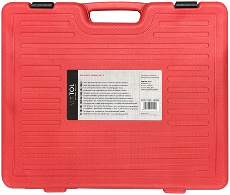 Sada stahováku pružin tlumičů s vyměnitelnými vidlicemi MECHANIC SPRING SET 5 SIXTOL