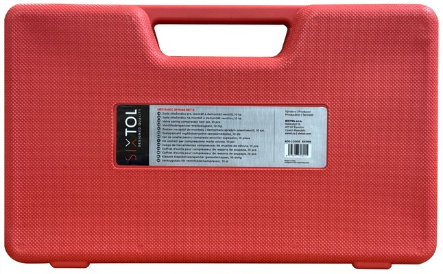 Sada stlačováku pro montáž a demontáž ventilů MECHANIC SPRING SET 6, 10 ks SIXTOL
