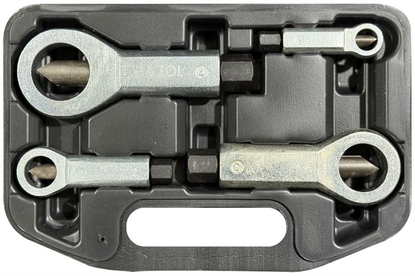Sada střihačů poškozených matic MECHANIC NUT REMOVER 1, 4 ks SIXTOL