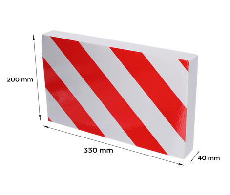Samolepicí pěnový chránič do garáže CAR PARK GUARD BLOCK 1, 20x33x4cm, 1ks SIXTOL