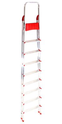 Schůdky hliníkové skládací ALU STEPS 9, 9 stupňů, nejvyšší schůdek 200 cm, nosnost 120 kg SIXTOL