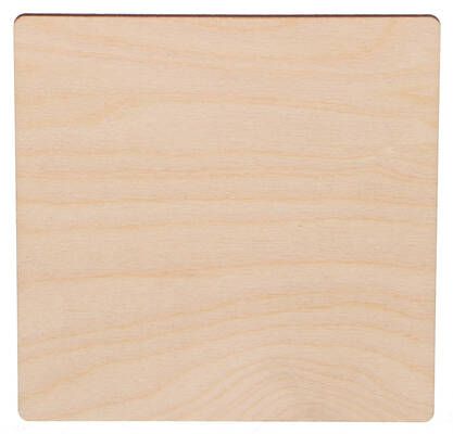 Dřevěné destičky CREATIVE WOOD SET 5, 10 x 10 cm SIXTOL
