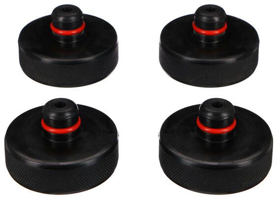 Sada gumových podložek pro hever JACK PAD SET 4T pro vozy Tesla, 4ks SIXTOL