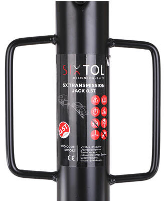 Hydraulický zvedák převodovky SX TRANSMISSION JACK 0,5T, 109 - 189 cm SIXTOL