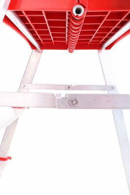 Schůdky hliníkové skládací ALU STEPS 9, 9 stupňů, nejvyšší schůdek 200 cm, nosnost 120 kg SIXTOL